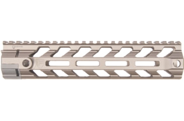 Image of Fortis Manufacturing REV II Free Float Rail System, M-LOK, AR-15, 9.6in, Fde Anodize, REV-II-9-ML-FDE