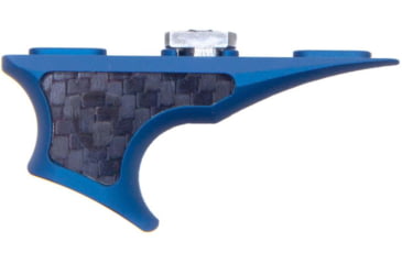 Image of Fortis Manufacturing Shift Reversible Handstop, Carbon Fiber, Blue, Blue, SHIFT-HNDSTP-ML-CF-BLU