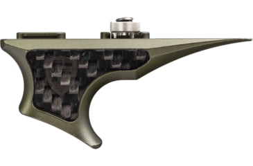 Image of Fortis Manufacturing Shift Reversible Handstop, Carbon Fiber, ODG, ODG, SHIFT-HNDSTP-ML-CF-ODG