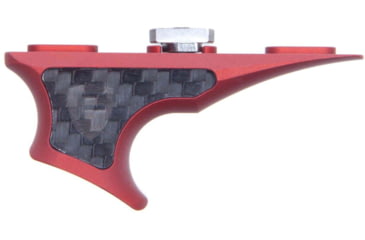 Image of Fortis Manufacturing Shift Reversible Handstop, Carbon Fiber, Red, Red, SHIFT-HNDSTP-ML-CF-RED
