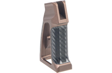 Image of Fortis Manufacturing Torque Pistol Grip, 15 Degree, AR-15, Carbon Fiber, Fde Anodize, TOR-PG-CF-15-FDE