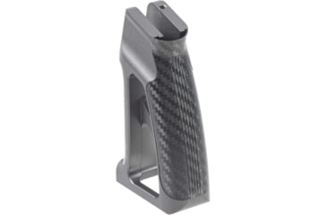 Image of Fortis Manufacturing Torque Pistol Grip, 15 Degree, AR-15, Carbon Fiber, Grey Anodize, TOR-PG-CF-15-GRY
