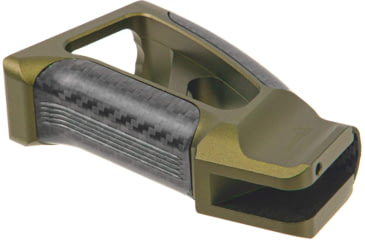 Image of Fortis Manufacturing Torque Pistol Grip, 15 Degree, AR-15, Carbon Fiber, Odg Anodize, TOR-PG-CF-15-ODG