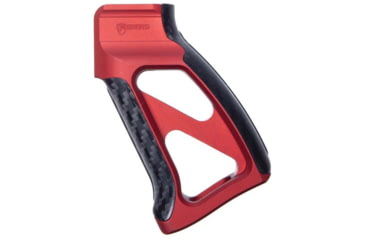 Image of Fortis Manufacturing Torque Pistol Grip PG, Carbon Fiber, Red, Small, TOR-PG-CF-RED