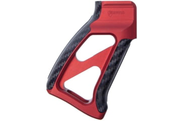Image of Fortis Manufacturing Torque Pistol Grip PG, Carbon Fiber, Red, Small, TOR-PG-CF-RED