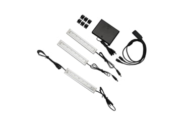 Image of Fortress Battery Power LED Light Bar Kit, 3 Stripes, White, 99L20