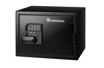 Image of Fortress Small Fire and Waterproof Safe with E-Lock, Black Santex, Small, 44EF10W