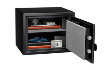Image of Fortress Small Fire and Waterproof Safe with E-Lock, Black Santex, Small, 44EF10W