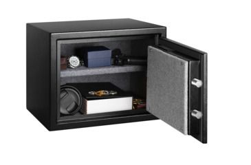 Image of Fortress Small Fireproof Safe, Black, Small, 44EF10