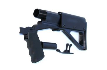 Image of Fostech Defend AR-15 Complete Assembly Fixed Stock, Black, Left Hand, FT-D-15-LH-F