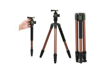 Image of Fotopro X-Go Gecko Tripod Kit, Green/Brown, Regular, FPXGO Gecko Green
