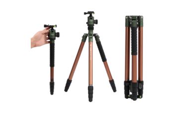Image of Fotopro X-Go Predator Tripod Kit, Green/Brown, Max FPXGO PredatorG