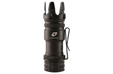 Image of Foursevens PKKnight Black Aluminum Flashlight, 450 Lumens, Black PKL-AF