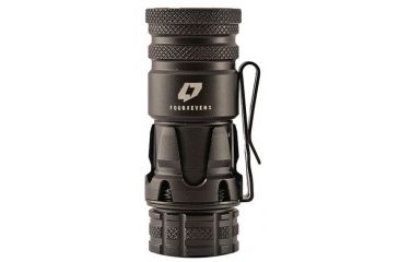 Image of Foursevens PKKnight Black Aluminum Flashlight, 450 Lumens, Black PKL-AF