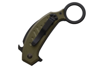 Image of Fox Karambit OD Folding Knife, 4.88in Closed, 2.5in Black Oxide Coated Bohler N690 Stainless Karambit Blade, OD Green G10 Handle, FX826OD