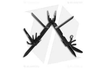 Image of Fox Knives Americas 15 Function Multi-Tools, 2.50in, Black Handle, Black, 4.50 inch, BHQ-31343