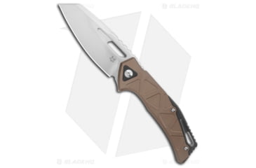 Image of Fox Knives Americas Kronos MagnaCut Folding Knife, 3.25in, CPM MagnaCut, Reverse Tanto Blade, Aluminum, Green Handle, Green/Gray, 7.75 inch, BHQ-204118