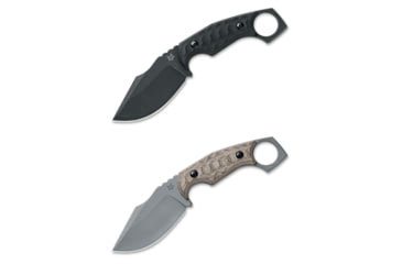 Image of Fox Monky Tumber Fixed Blade Knife, Black, Green