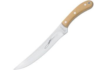 Image of Fox Old Fox Fixed Blade Knife, 8.25 satin finish 440C stainless blade, Boxwood handle, 02FX118
