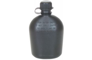 Image of Fox Outdoor 1 Qt. Canteen 2pc, Black 099598331108