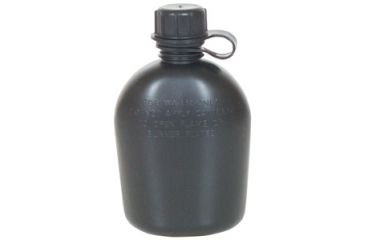 Image of Fox Outdoor 1 Qt. Canteen 3pc, Black 099598331115