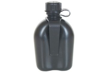 Image of Fox Outdoor 1 Qt. Canteen w/ Belt Clip, Black 099598331306