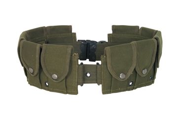 Image of Fox Outdoor 10-Pocket Cartridge Belt, Olive Drab 099598503505