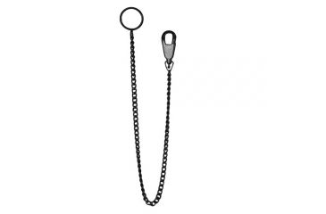 Image of Fox Outdoor 18in Belt-Loop Key Chain, Black, 14-01