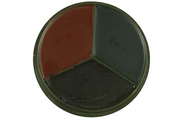 Image of Fox Outdoor 3-Color GI Style Face Paint Compact, Black, Olive Drab, Brown, 57-886