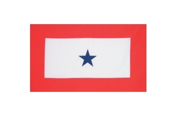 Image of Fox Outdoor 3ft x 5ft Flags, 1 Blue Star, 84-43