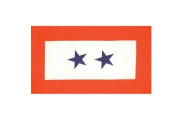 Image of Fox Outdoor 3ft x 5ft Flags, 2 Blue Stars, 84-44