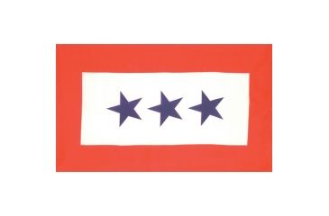 Image of Fox Outdoor 3ft x 5ft Flags, 3 Blue Stars, 84-45