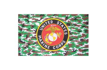 Image of Fox Outdoor 3ft x 5ft Flags, USMC Camo 84-055