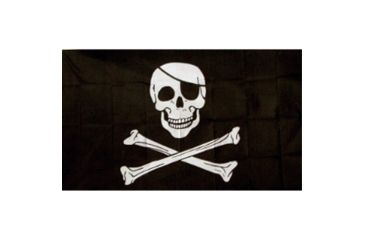Image of Fox Outdoor 3ft x 5ft Flags, Jolly Roger, 84-09