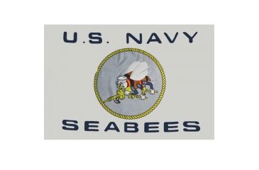 Image of Fox Outdoor 3ft x 5ft Flags, Navy Seabees, 84-033