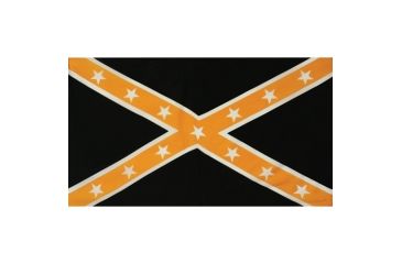 Image of Fox Outdoor 3ft x 5ft Flags, Orange Black Battle Flag, 84-081
