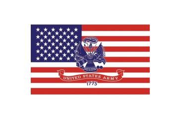 Image of Fox Outdoor 3ft x 5ft Flags, USA Army, 84-002
