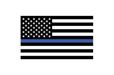 Image of Fox Outdoor 3ft x 5ft Flags, USA Flag/Thin Blue Line, 84-482