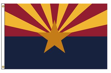 Image of Fox Outdoor 3ft x 5ft State Flags, Arizona, 84-602