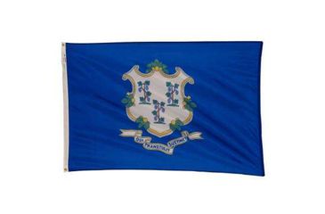 Image of Fox Outdoor 3ft x 5ft State Flags, Connecticut, 84-606