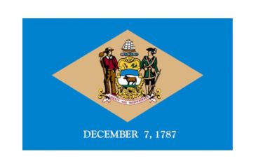 Image of Fox Outdoor 3ft x 5ft State Flags, Delaware, 84-607
