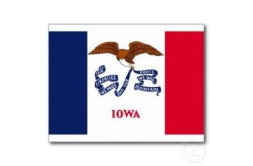 Image of Fox Outdoor 3ft x 5ft State Flags, Iowa, 84-6145