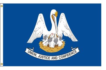 Image of Fox Outdoor 3ft x 5ft State Flags, Louisiana, 84-618
