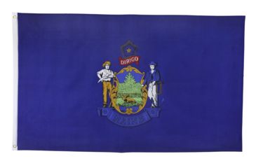 Image of Fox Outdoor 3ft x 5ft State Flags, Maine, 84-619