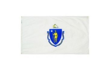 Image of Fox Outdoor 3ft x 5ft State Flags, Massachusetts, 84-621