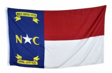 Image of Fox Outdoor 3ft x 5ft State Flags, North Carolina, 84-633