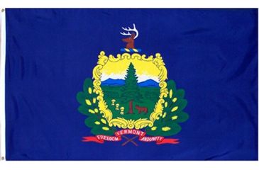 Image of Fox Outdoor 3ft x 5ft State Flags, Vermont, 84-645