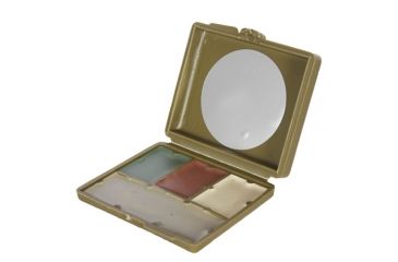 Image of Fox Outdoor 4-Color GI Camouflage Compact Face Paint, Green, Loam, Sand, White, 57-9552