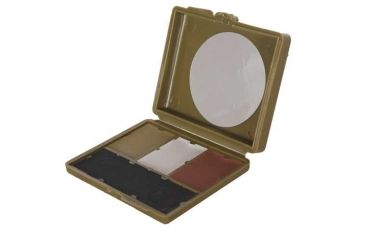 Image of Fox Outdoor 4-Color GI Camouflage Compact Face Paint, Olive Green, Gray, Black, Mud Brown, 57-955