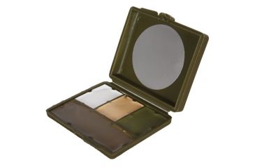 Image of Fox Outdoor 4-Color GI Camouflage Compact Face Paint, Sand, Loam, Slate Green, Dark Brown, 57-9557